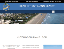 Tablet Screenshot of beachfrontrealty.net